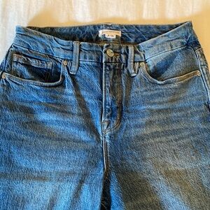 Good American Jeans Cropped/Ripped Size 8/29